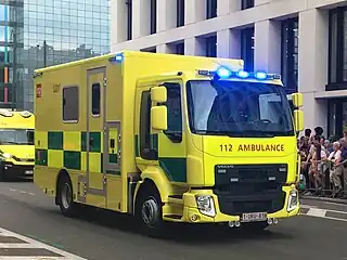 Mobile ICU of the university hospital in Antwerp, Belgium