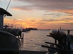 Sunset in the Ozona neighborhood