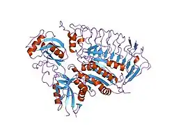 1u0n: The ternary von Willebrand Factor A1-glycoprotein Ibalpha-botrocetin complex