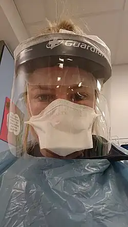 An Irish paramedic en route to a so-called "query case" during the pandemic in Ireland.