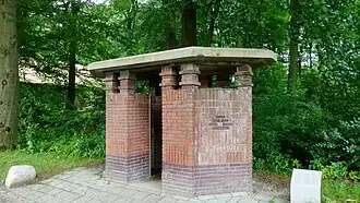 Brick pissoir, Deventer, Arnhem, Netherlands, 1923