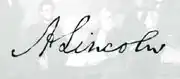 A Lincoln signature