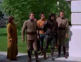 Penthor-Mul (third to the right) during his trial