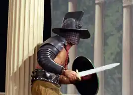 Achilles with his armor