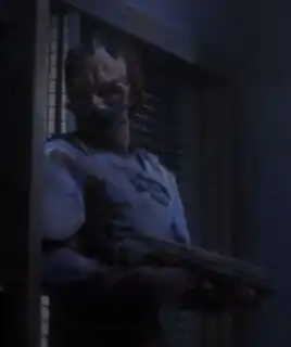 ... as an alien mine guard