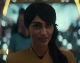 ...as Angela Martine