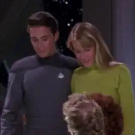 With Wesley Crusher in Ten Forward