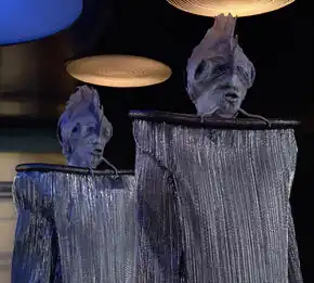 Two male Antedian dignitaries in stasis in 2365