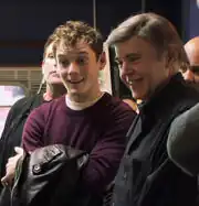 Anton Yelchin and Walter Koenig