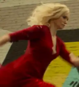 ...as stunt double for Alison Pill