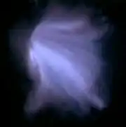 Barzan wormhole collapsing