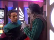 Bashir with Garak after attack