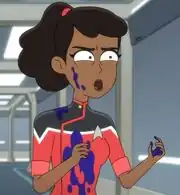 Beckett Mariner covered in blueberry filling