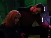 Beverly Crusher and William T. Riker discover Jono