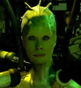 The Borg Queen in 2377