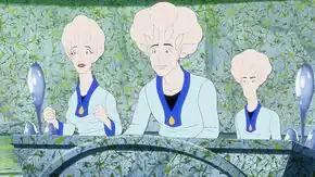 Three members of Bragu's species