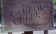Carbon Creek sign