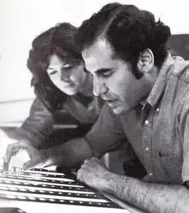 Cathy Campbell and Robert Swarthe working on Star Trek The Motion Picture