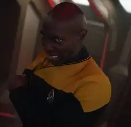 Changeling as Titan security officer