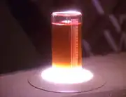 Changeling infant in cylinder