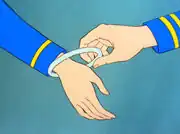 Chapel's titanium bracelet