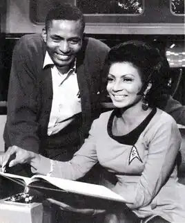 Charlie Washburn with Nichelle Nichols
