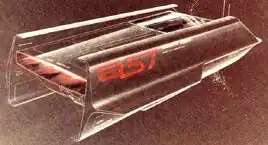 Class F shuttlecraft preliminary design by Thomas Kellogg