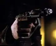 Compressed tetryon beam weapon