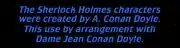 Conan Doyle credits