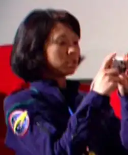 Yee standing-in for Linda Park on "These Are the Voyages..."