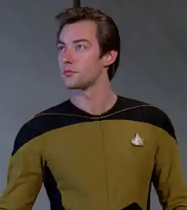 Lieutenant Darien Wallace in 2365