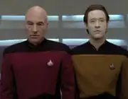 Data and Picard small talk