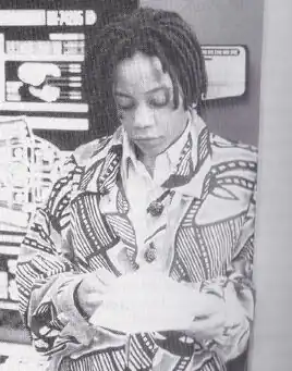 ... Wilson on set of "The Sound of Her Voice"