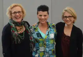 ... with Tracee Cocco and Hallie Todd at the Film & Comic Con in 2012