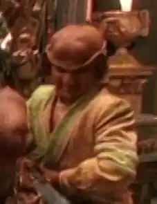 ...as stunt double for Leslie Jordan