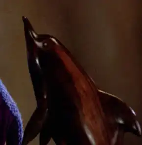 Harry Bernard's dolphin sculpture