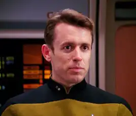 Lieutenant Duffy in 2366