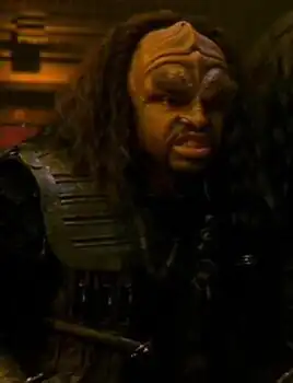 ...as a Klingon guard