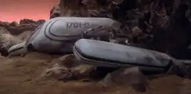 Shuttlecraft 13 crashed on Vegra II