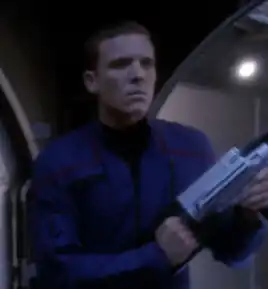 ... as a security guard