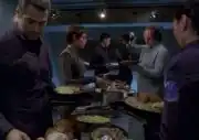 Enterprise breakfast buffet