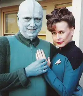 ... with Dennis Tracy on the set of Generations