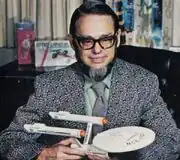 Estes Industries 1975 USS Enterprise hld by Vernon Estes