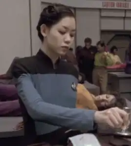 ... as a Starfleet officer