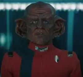 ...as a Ferengi Starfleet Captain