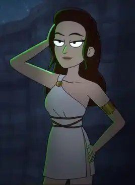 A fantasy of Marino wearing a toga