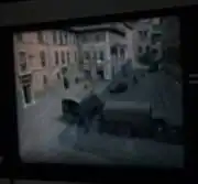 German military vehicles in the streets of Sainte Claire