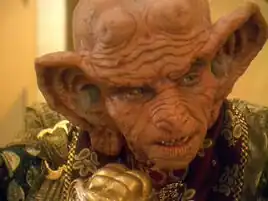 Grand Nagus Gint as he appeared in Quark's dream in 2372