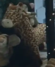 A toy giraffe