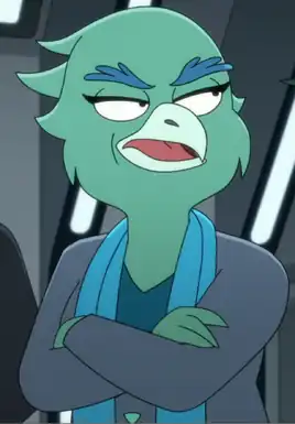 Madame Gonald, a female Klowahkan